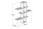 Hanah Home Ardo - Nogal, Blanco
